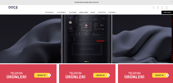 E-Ticaret  Cep Telefon Yedek Parça Full Paket - eticaret0007