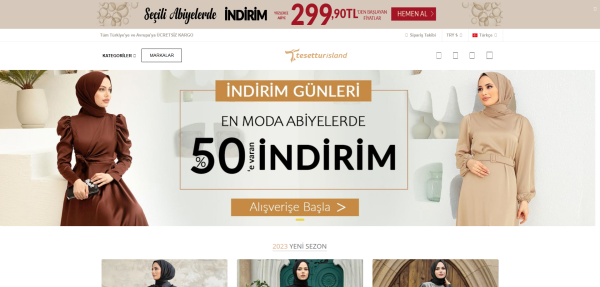 E-Ticaret  Tesettür Giyim Full Paket - eticaret0010