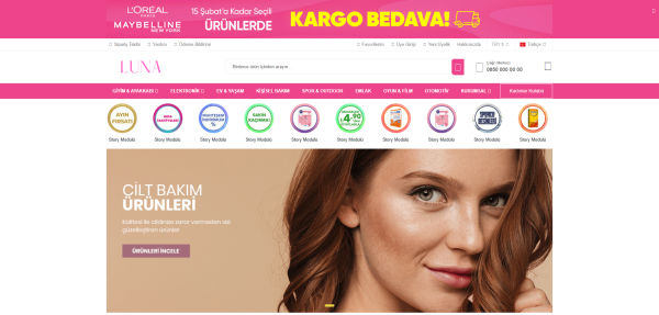 E-Ticaret  Kozmetik Full Paket - eticaret0025