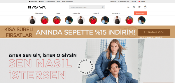 E-Ticaret  Giyim Full Paket - eticaret0029