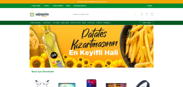 E-Ticaret  Organik Gıda Full Paket - eticaret0016